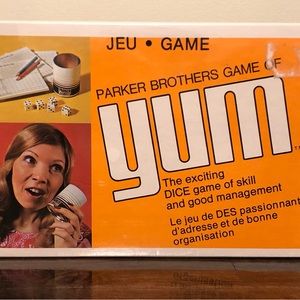 Vintage Parker Brothers Yum Dice Game - Factory Sealed